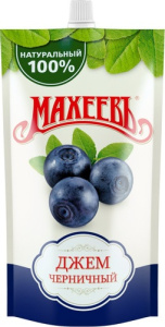Джем Махеев 300 гр Черника дой-пак 1/16