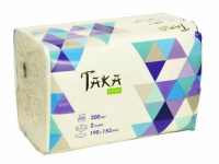 Салфетки выдерг  Taka HOME серия Geometria 2 слоя 200 шт м/у 1/10/100