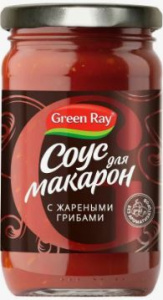 Соус ГринРэй для макарон с грибами 360 гр ст/б 1/12