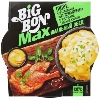 Карт пюре Биг Бон MAX туш курица+соус с жар курицей по дом т/ч 110 гр 1/16