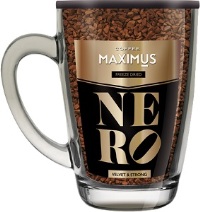 Кофе ДР Максимус стеклянная кружка 70гр NERO