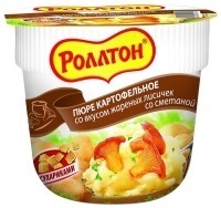 Карт пюре т/ч Роллтон жар лисички смет 40 гр 1/24