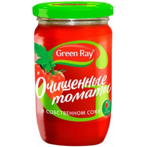 Помидоры ГринРей в с/с ОЧИЩЕННЫЕ 720 гр 1/8