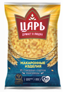 Рожки фас Царь Виток 400гр гр А в/с 1/15