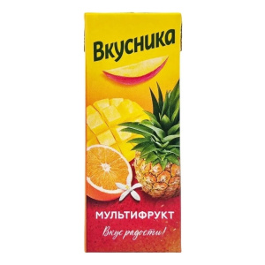 Сок Вкусника 0,2л напиток Мультифрукт 1/27