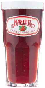 Джем Махеев 400 гр Клубника стакан стекло 1/10