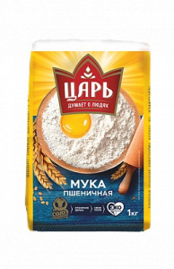 Мука фас в/с 1кг Царь 1/10