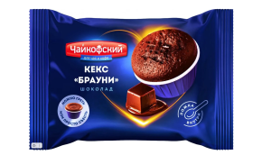 Кекс фас Чайкофский Брауни со вкусом шоколада 70гр 1/24