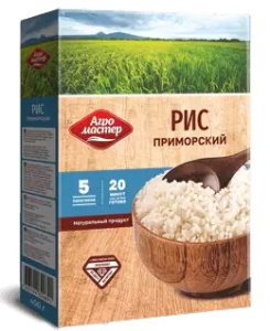Крупа Агро Мастер 4*100г рис Приморский ВАР.ПАК. 1/6  №3