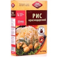 Крупа Агро Мастер 4*100г рис Краснодарский ВАР.ПАК. 1/6  №04