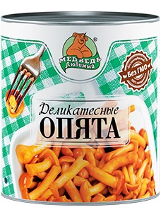 Грибы Медведь Любимый Опята ж/б в с/с 3100 мл1/6