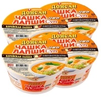 Лапша Донсан т/ч Курица острая (оранжевая) 86 гр  1/12