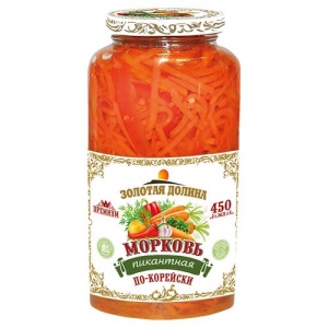 Морковь Зол Долина острая по корейски 422-450мл ст/б 1/12