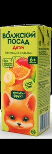 Сок Волжский Посад 0,2л Мультифрукт с 6 мес 1/27