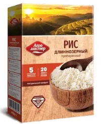 Крупа Агро Мастер 4*100г рис пропаренный ВАР.ПАК. 1/6  №88