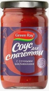 Соус ГринРэй для спагетти с баклажаном 360 гр ст/б 1/12