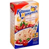 Хлопья овс Минутка 185гр вишня (5 пак) 1/16