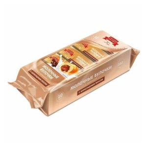 Булочки фас.Русский бисквит сдобные ШОКОЛАД 350гр 1/9