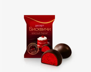 Конфеты КондитерПрофи Бисквичи десерт Красный бархарт 1/1/6