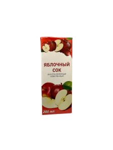 Сок ГОСТ Нектар 0,2л Яблочный 1/27