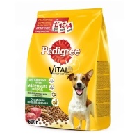 Педигри для МАЛЕНЬКИХ ПОРОД Говядина 600 г 1/14