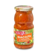 Фасоль ЕКО с овощами по-итальянски 510 г ст/б