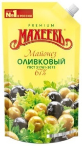 Майонез Махеевъ 200 мл Оливковый д/п 1/20
