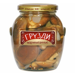 Грибы Медведь Любимый Грузди ст/б 450 мл 1/12