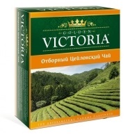 Чай Виктория черн 100пак 1/18