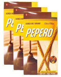 Палочки с шок Ю.Корея Пеперо Чоко Филд (желтая) 50г 1/40