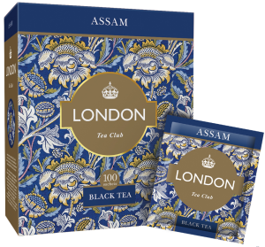 Чай Лондон (London Tea Club) 100пак Assam в инд. сашетах 1/8