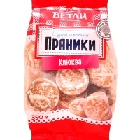 Пряник фас Ветли 350гр Клюква 1/8