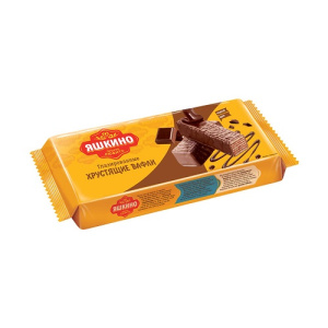 Вафли фас Яшкино 200гр Глазированные ЯВ210 1/27