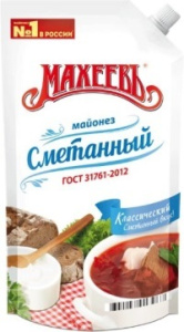 Майонез Махеевъ 400 мл Сметанный 1/20