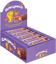 Шок батончик Яшкино вафли Джумка с мяг кар/возд кукур 37гр ЯК 329 1/15