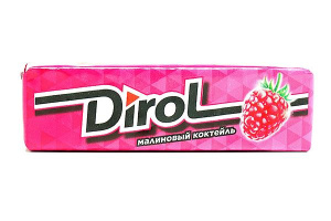 Жев резинка Дирол ЯРКАЯ МАЛИНА 1/30