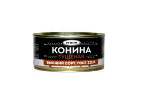 Конина туш ГОСТ Рузком 325гр 1/24