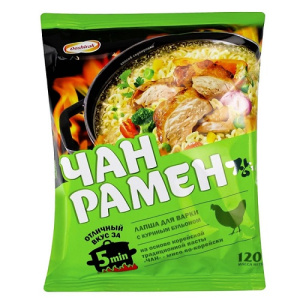 Лапша ЧАН РАМЕН м/у  с курин. бульон /зелен/  120 гр 1/20