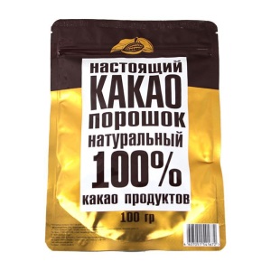 Какао порошок ДР 100гр натуральный 100% м/у 1/40