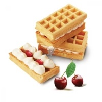 Вафли Т/В Дарлетто взб.сливки ВИШНЯ 1/1,08