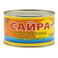 Сайра ТЕОС в масле ГОСТ 250гр ж/б ключ  1/48