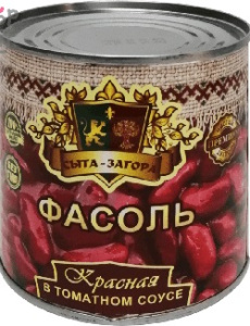 Фасоль Сыта-Загора красная в т/с 425гр ж/б 1/24