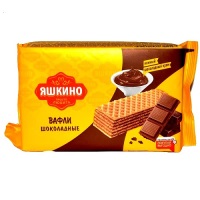 Вафли фас Яшкино 200гр ШОКОЛАДНЫЕ ЯВ123 1/24