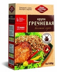 Крупа Агро Мастер 4*100г гречка ВАР.ПАК. 1/6  №22