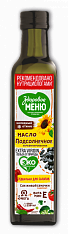 Масло подс нераф Здоровое Меню в/с 0,25л стекло 1/9
