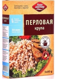 Крупа Агро Мастер 5*80г перловая ВАР.ПАК. 1/6  №66