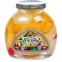 Компот Зол Долина Фруктовое ассорти 580 гр ст/б 1/12