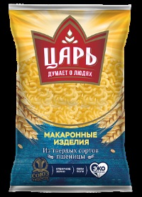 Рожки фас Царь Рожки 400гр гр А в/с 1/15