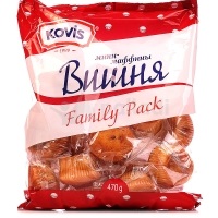 Мини -маффины Ковис 470г вишня 1/6