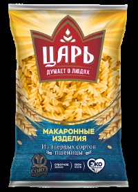 Рожки фас Царь Спиралька 400гр гр А в/с 1/15